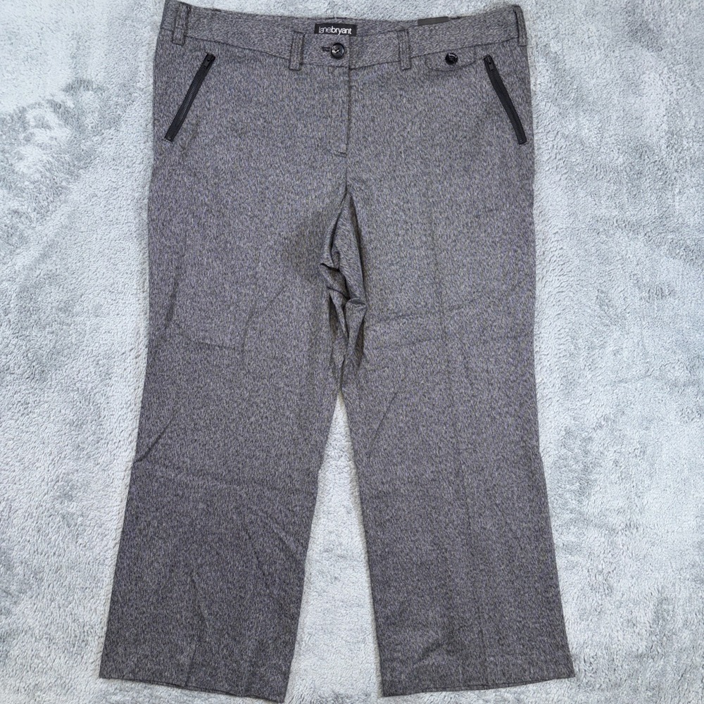 Lane Bryant Classic Trousers, Size 20 Petite, Grey